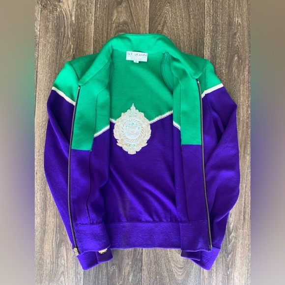 vintage St John cardigan  sz Small - Picture 4 of 15